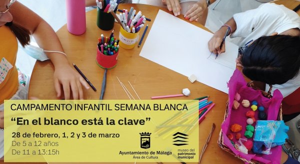 'En el blanco está la clave', campamento infantil para las próximas vacaciones escolares en el MUPAM