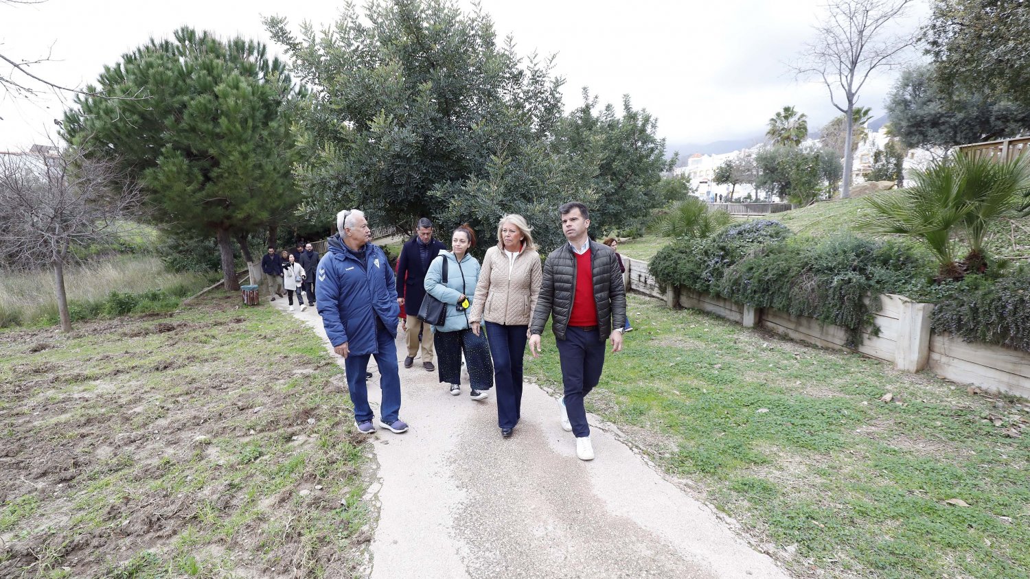 La alcaldesa de Marbella anuncia que el parque de Bello Horizonte finalizará en abril