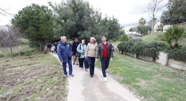 La alcaldesa de Marbella anuncia que el parque de Bello Horizonte finalizará en abril
