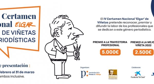 Abierta la convocatoria de IV Certamen Nacional `Elgar´ de Viñetas Periodísticas