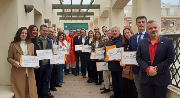 El 061 reconoce 36 nuevas zonas cardioaseguradas de la provincia de Málaga