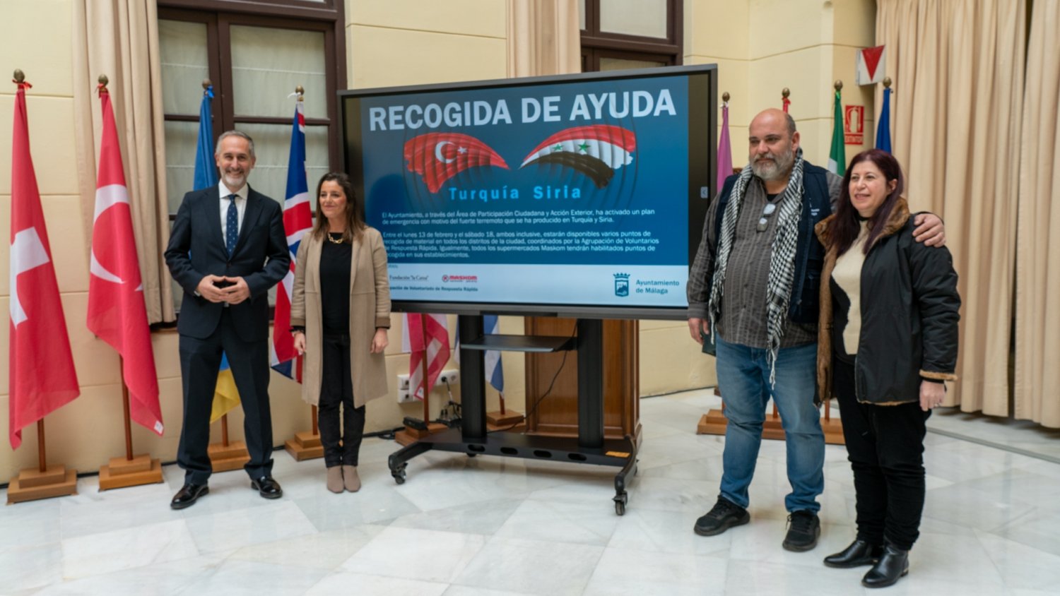 El Ayuntamiento pone un marcha un dispositivo para prestar ayuda humanitaria en Turquía y Siria
