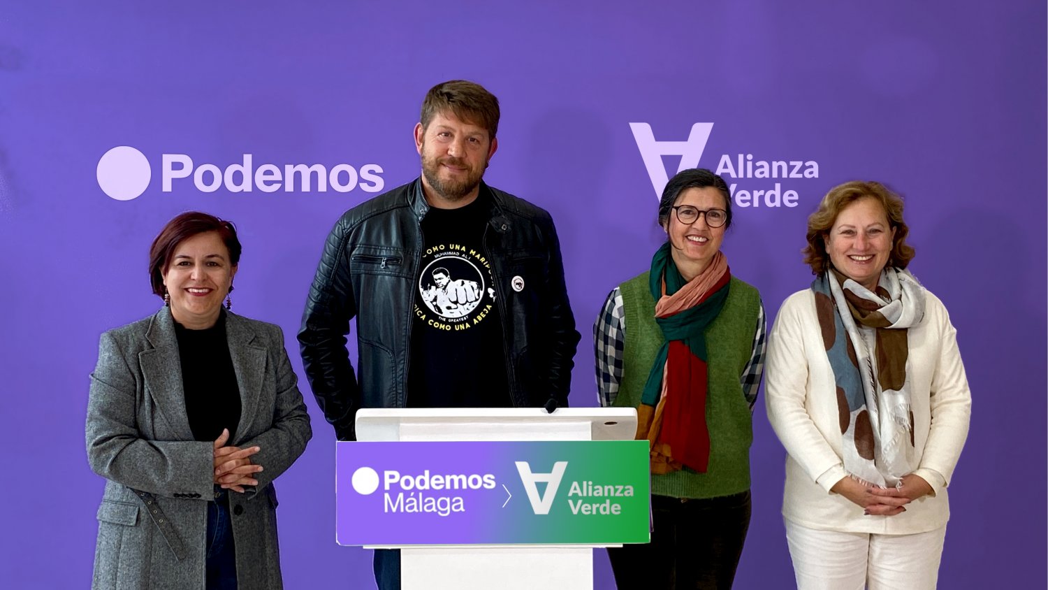 Podemos y Alianza Verde concurrirán juntos a las elecciones municipales en Málaga