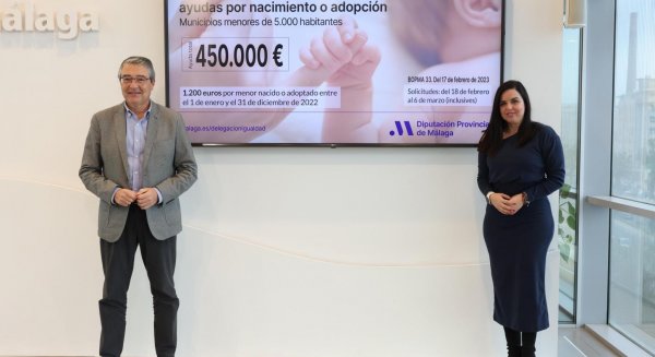 Diputación destina 450.000 euros a nuevas ayudas para el 'cheque bebé' para casi 400 familias