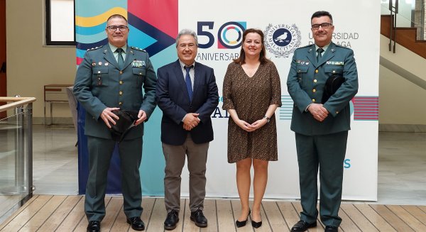 UMA.- La Universidad y la Guardia Civil colaboran en materia de educación e investigación