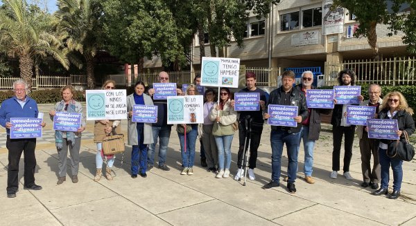 Podemos y AMPAS de la ciudad exigen comedores escolares dignos en los colegios públicos
