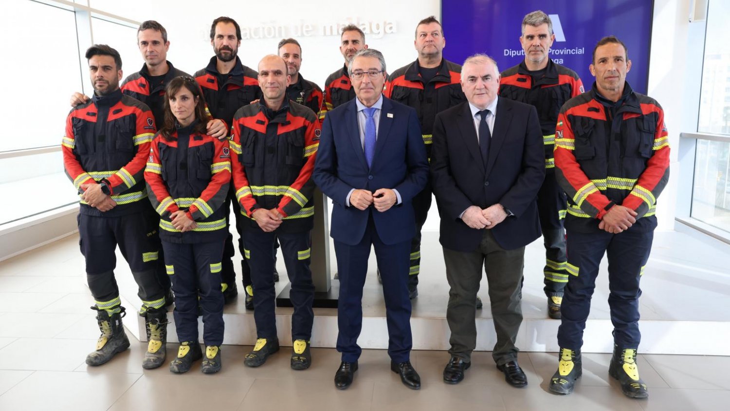 Diputación entregará un reconocimiento a nueve bomberos del CPB por su labor humanitaria en Turquía