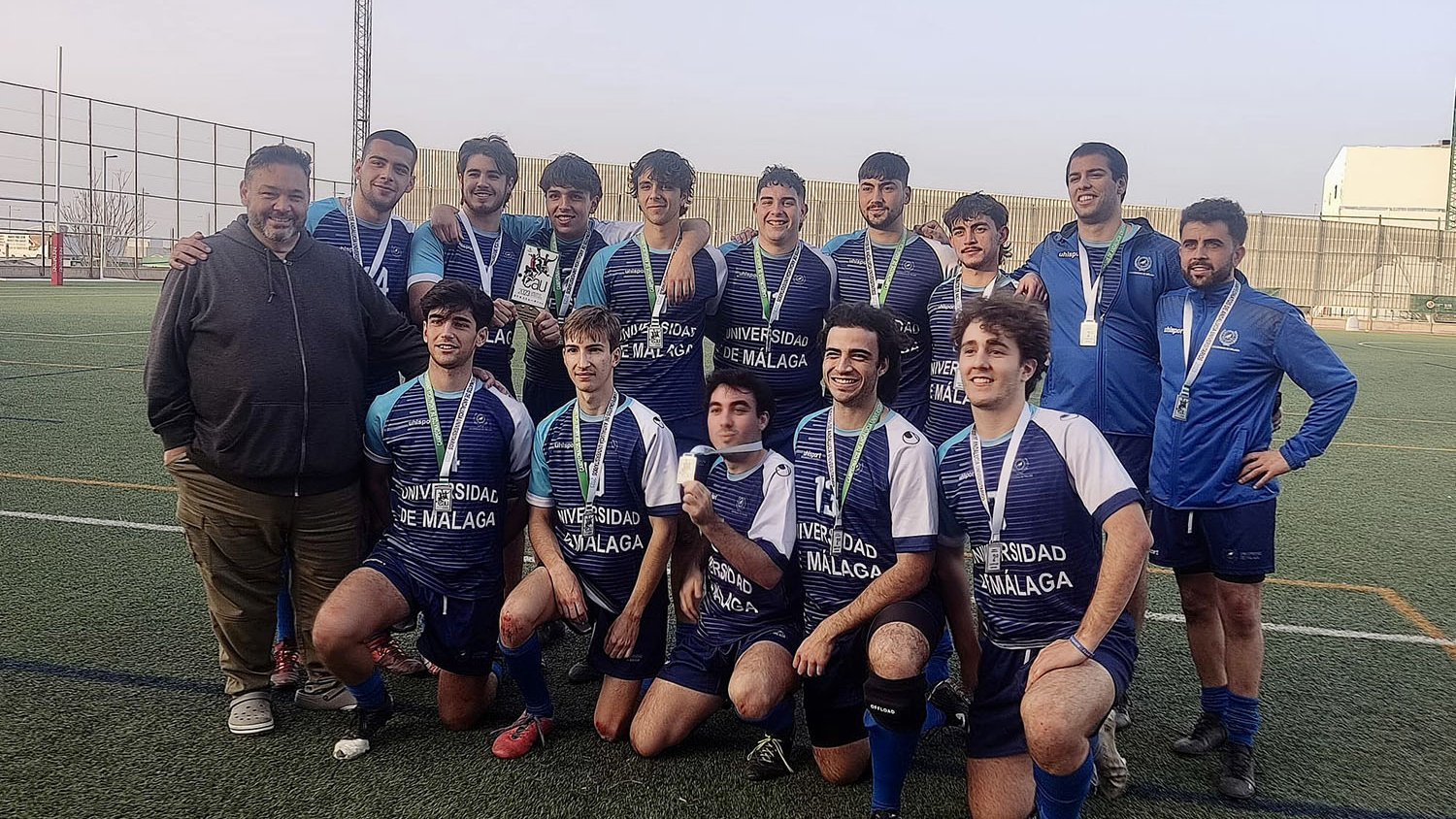 UMA.- El equipo masculino de rugby 7 consigue la plata en los campeonatos de Andalucía