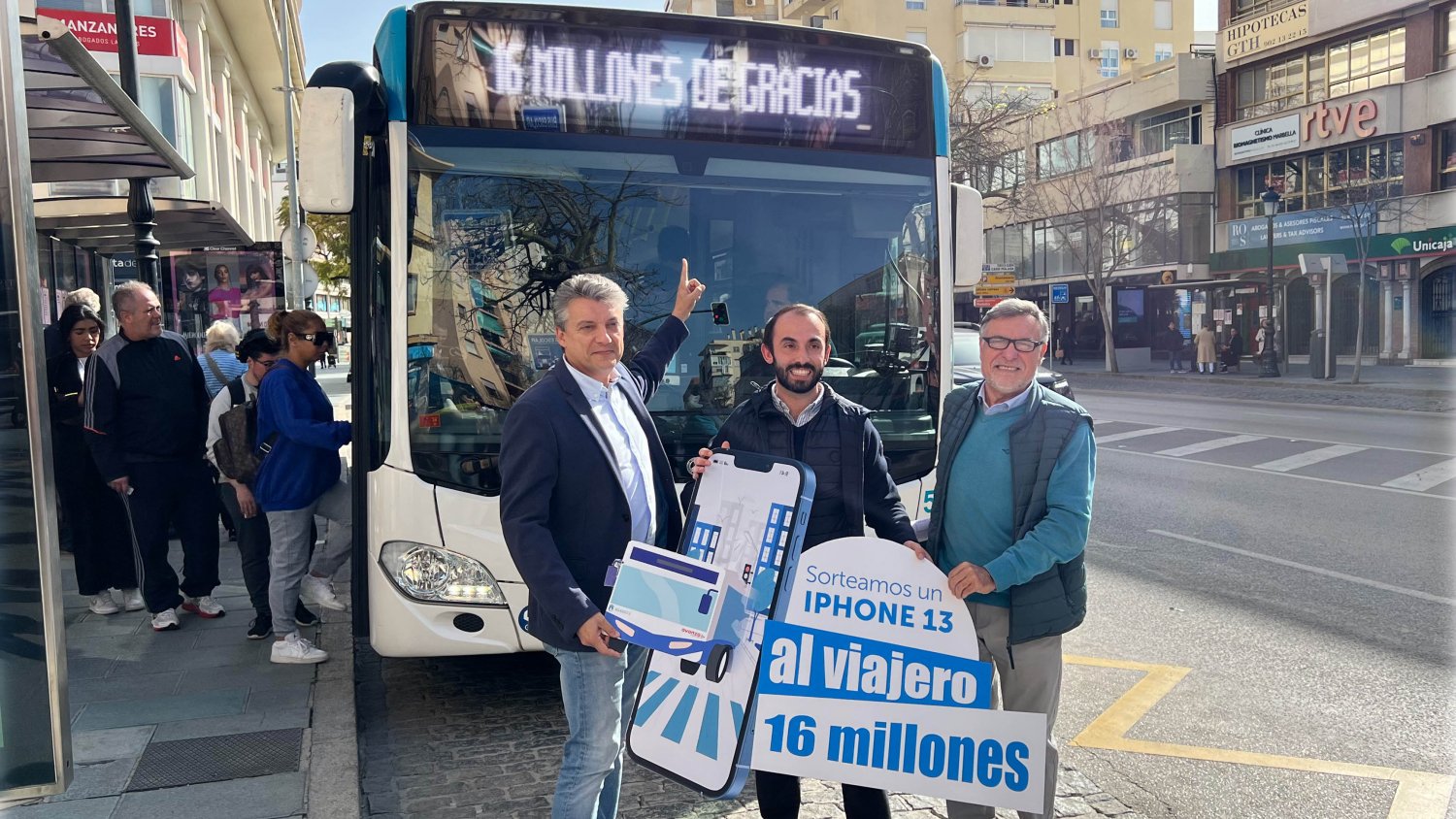 Marbella supera los 16 millones de viajeros en el transporte público