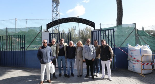 Marbella crea una sala de usos múltiples en el campo de fútbol del Vigil de Quiñones 