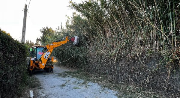 Estepona desbroza los cauces de una veintena de arroyos y ríos para prevenir inundaciones
