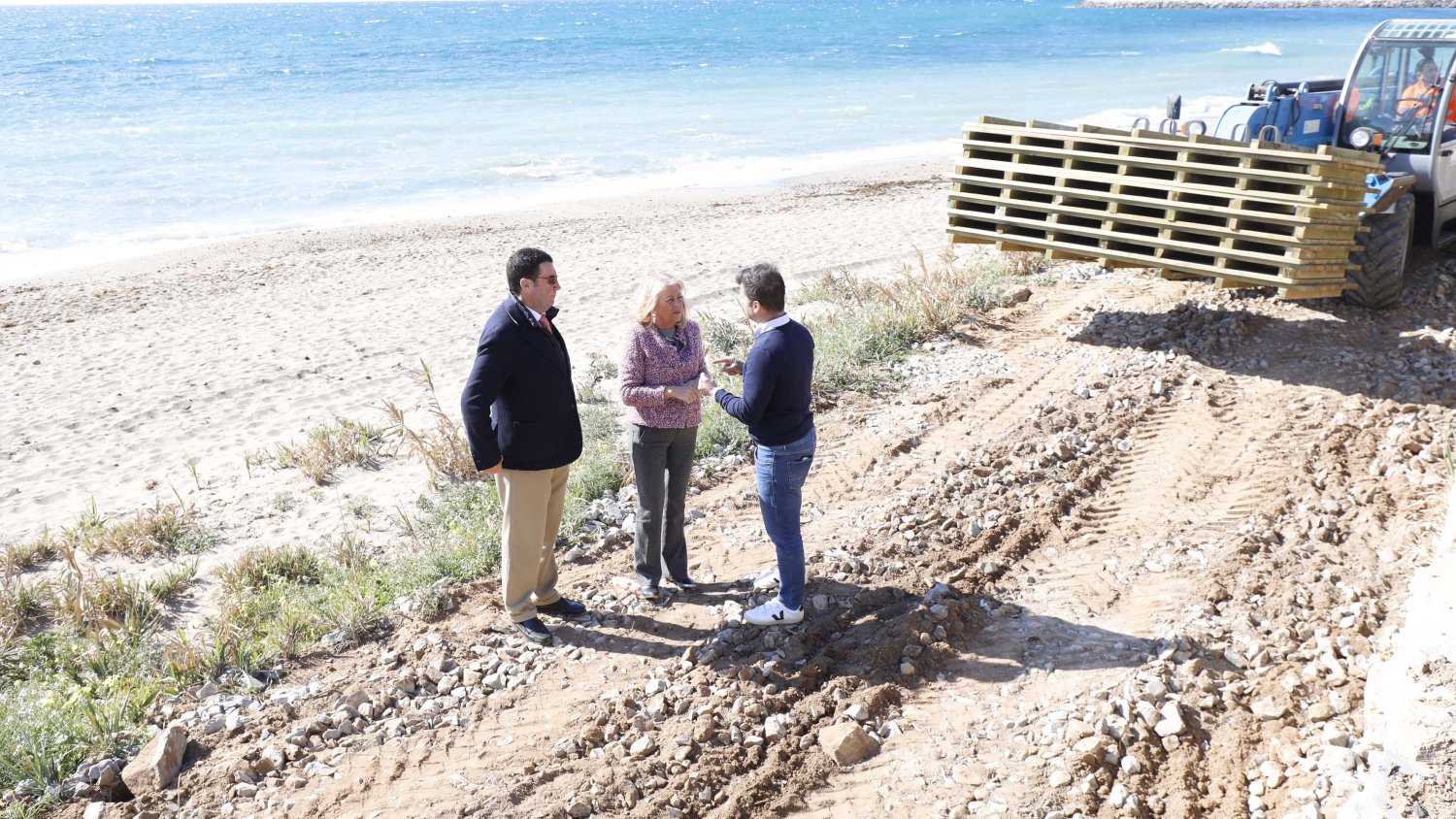 El Ayuntamiento de Marbella finalizará antes de Semana Santa un nuevo tramo de la Senda Litoral 
