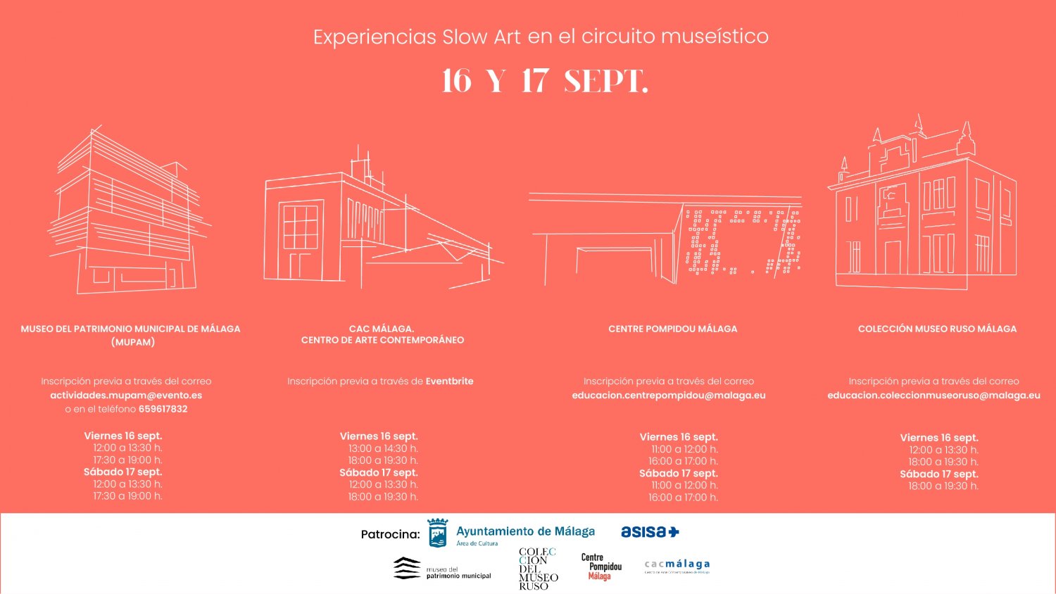 Málaga se suma a Tiempo de Arte Slow Art Circuit Spain con experiencias Slow Art en Museos