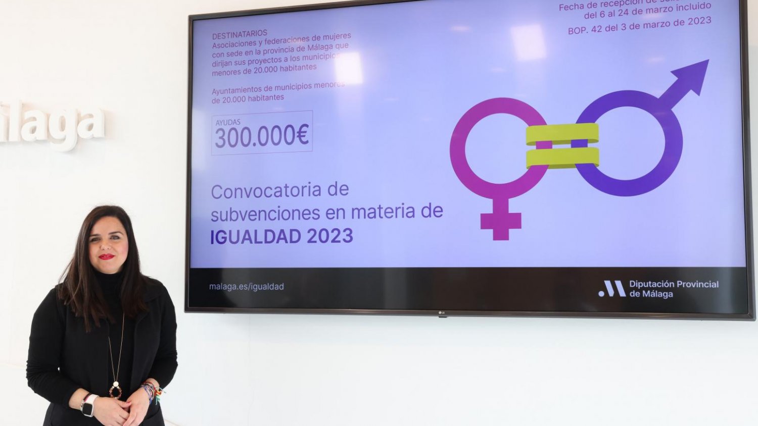 Diputación destina 300.000 euros a ayuntamientos y asociaciones de mujeres 