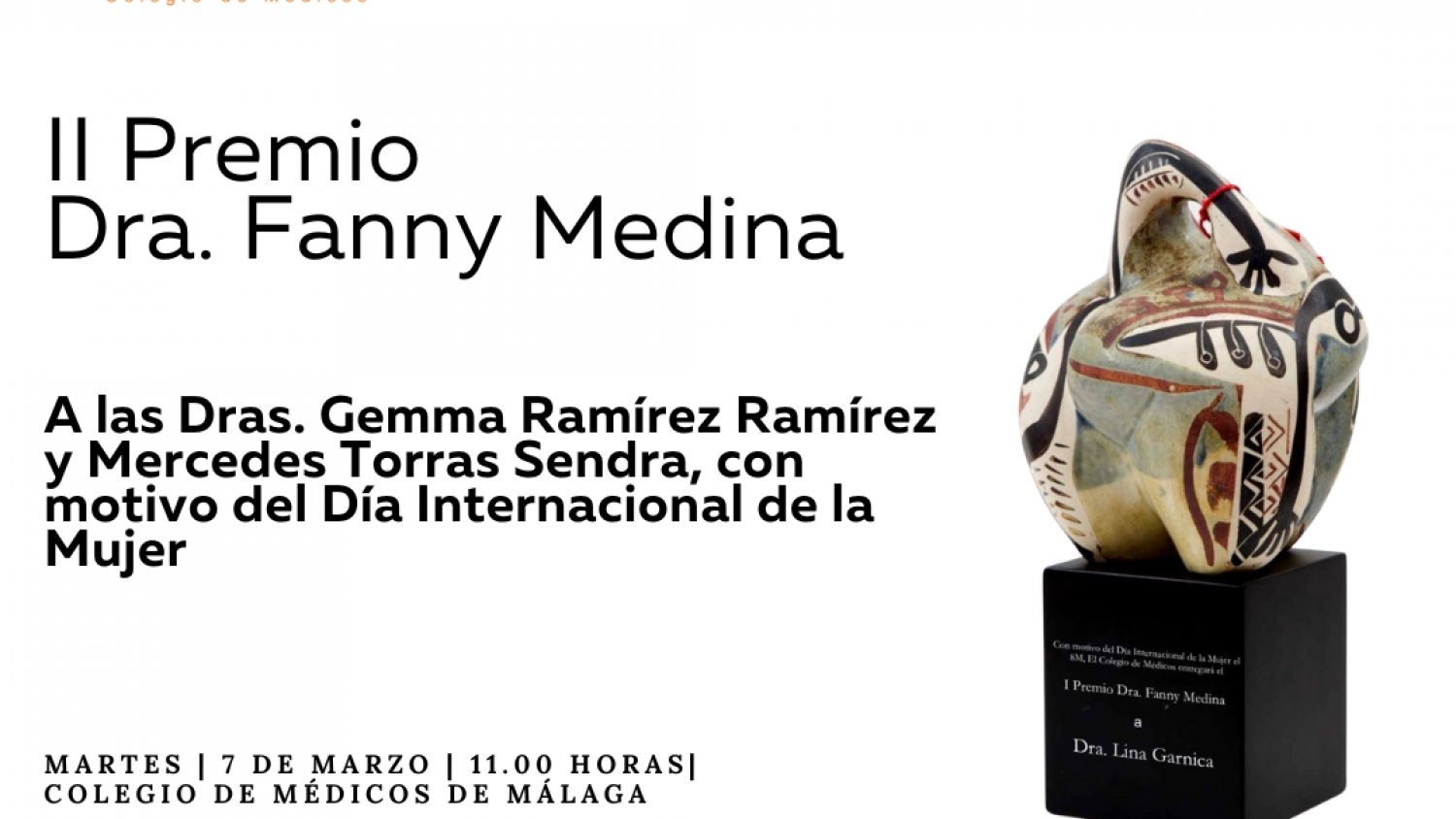 El Colegio de Médicos entrega los II Dra. Fanny Medina a las doctoras Gemma Ramírez y Mercedes Torras