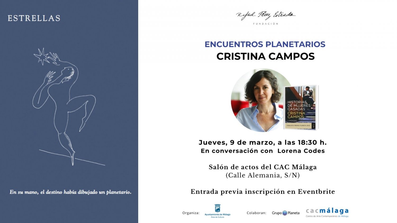 Cristina Campos y su 'Historia de mujeres casadas', en la Fundación Rafael Pérez Estrada