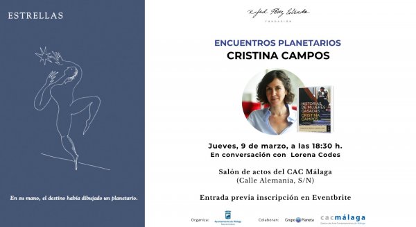 Cristina Campos y su 'Historia de mujeres casadas', en la Fundación Rafael Pérez Estrada