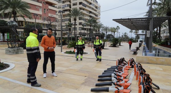 Marbella adquiere nueva maquinaria de limpieza para reducir la contaminación acústica 
