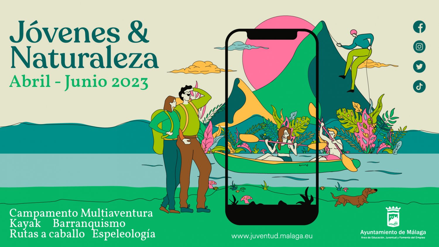 El programa municipal 'Jóvenes y Naturaleza' oferta esta primavera 180 plazas 
