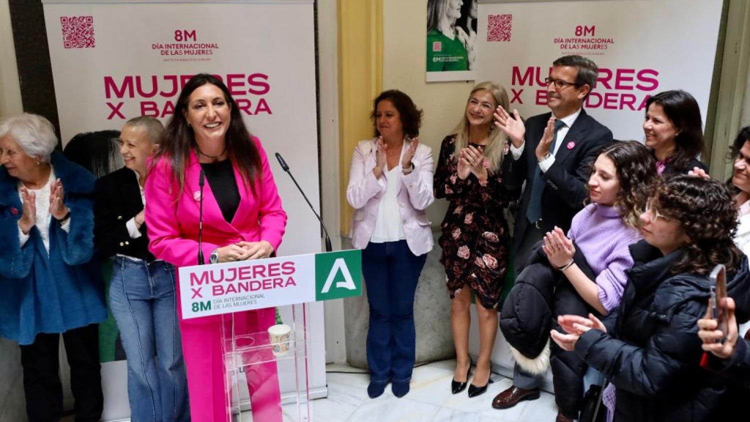 Loles López remarca en el acto del 8M que 'Andalucía es una abanderada de la igualdad'