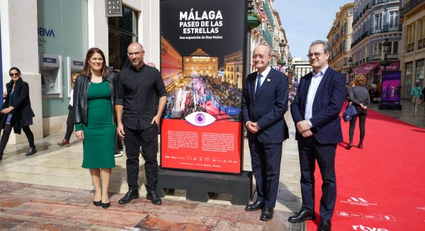 Festival.- El fotógrafo Eloy Muñoz convierte la calle Larios en un paseo de las estrellas 