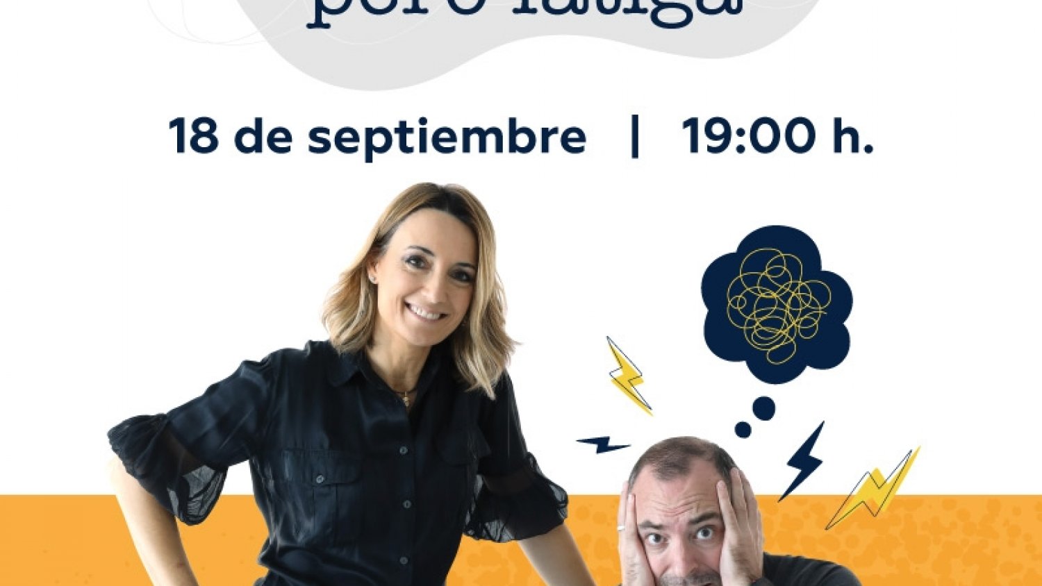 El Auditorio Felipe VI acoge el espectáculo ‘La ansiedad no mata, pero fatiga’ de Rafa Blanca y Patri Psicóloga