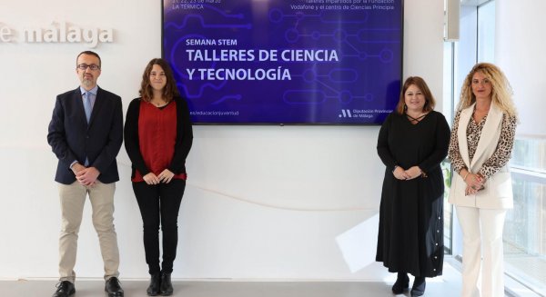 Diputación y la Fundación Vodafone ponen en marcha talleres de ciencia y tecnología