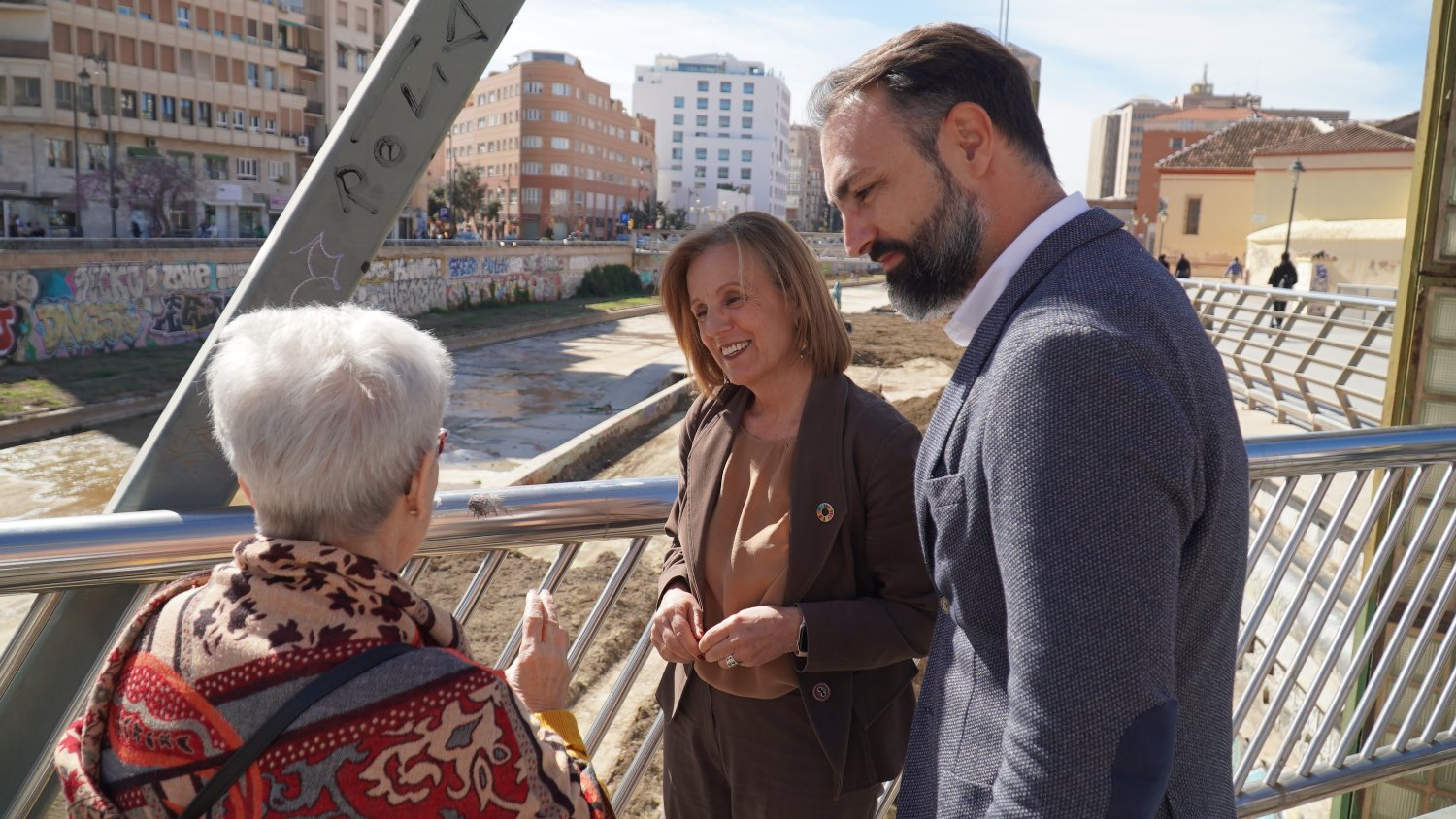 PSOE propone la renaturalización del Guadalmedina por un río urbano vivo