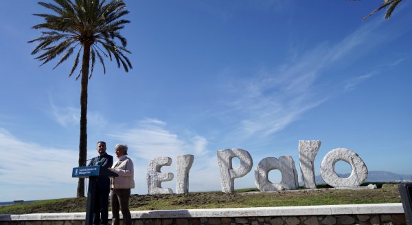 La playa de El Palo contará con letras escultóricas