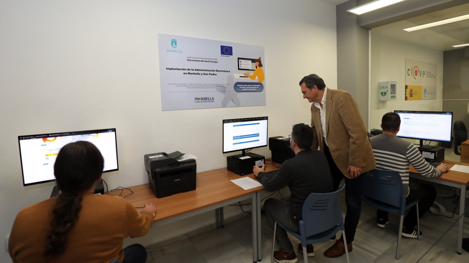 El Ayuntamiento de Marbella pone a disposición de los ciudadanos una sala de asistencia 