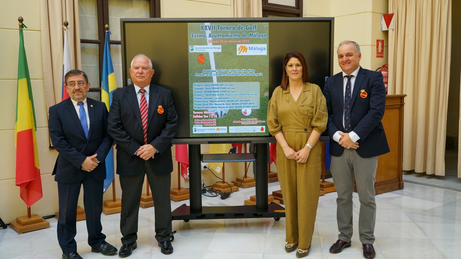 El XXVII Torneo de Golf 'Ayuntamiento de Málaga convoca a 120 jugadores