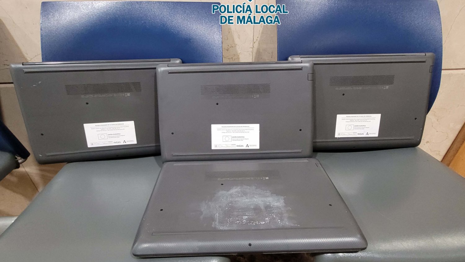 Recuperados cuatro ordenadores de la Junta sustraídos en un instituto de Cártama