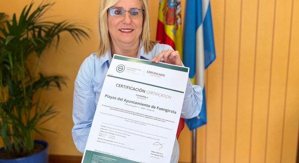 Fuengirola logra el certificado ‘S de Sostenibilidad’ en la totalidad de sus playas