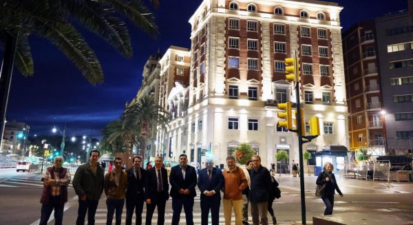 Diputación ultima la rehabilitación parcial de su antigua sede en la plaza de la Marina