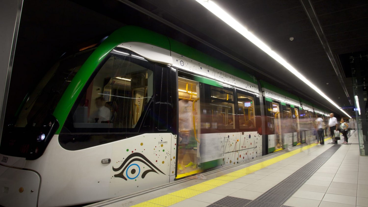 Metro de Málaga aplicará desde hoy los transbordos de las líneas 1 y 2 en El Perchel