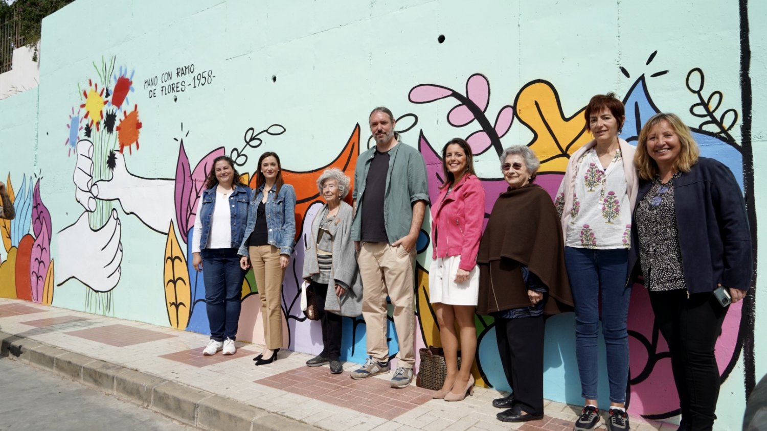 El IES Picasso cuenta con un nuevo mural en el marco del programa 'Málaga Más Bella'