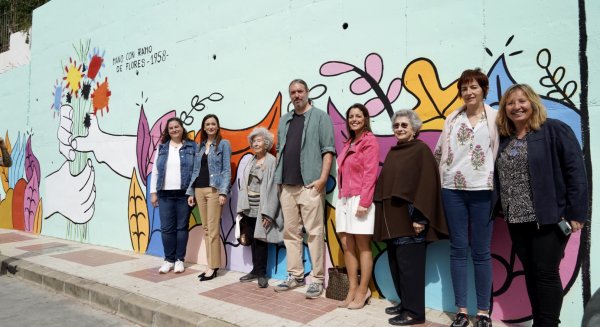 El IES Picasso cuenta con un nuevo mural en el marco del programa 'Málaga Más Bella'