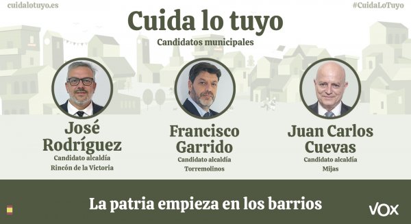 Vox presenta a los candidatos de Rincón de la Victoria, Torremolinos y Mijas