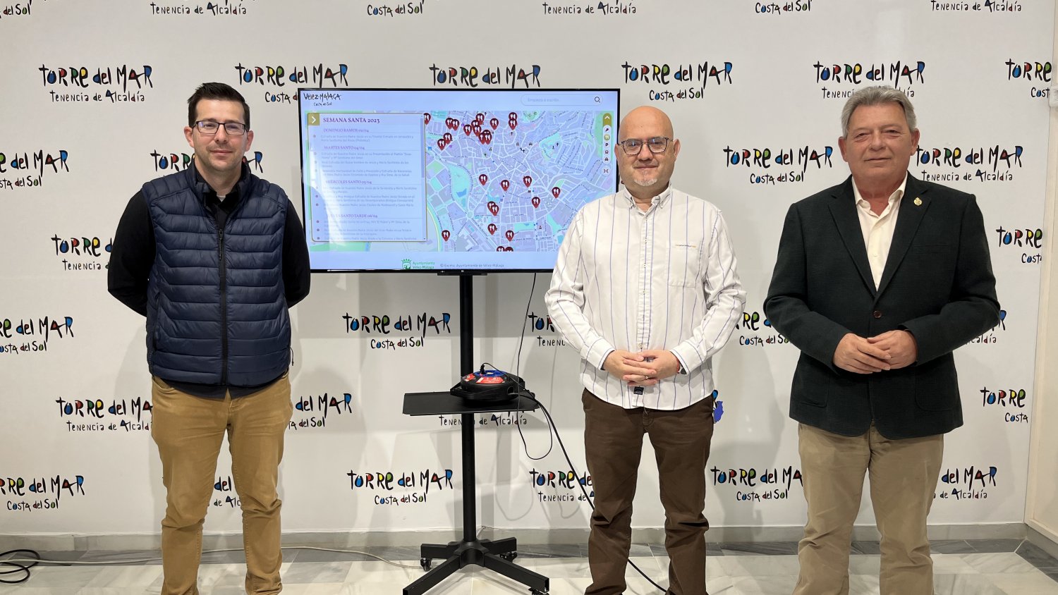 Turismo y Nuevas Tecnologías presentan el mapa interactivo de la Semana Santa de Vélez
