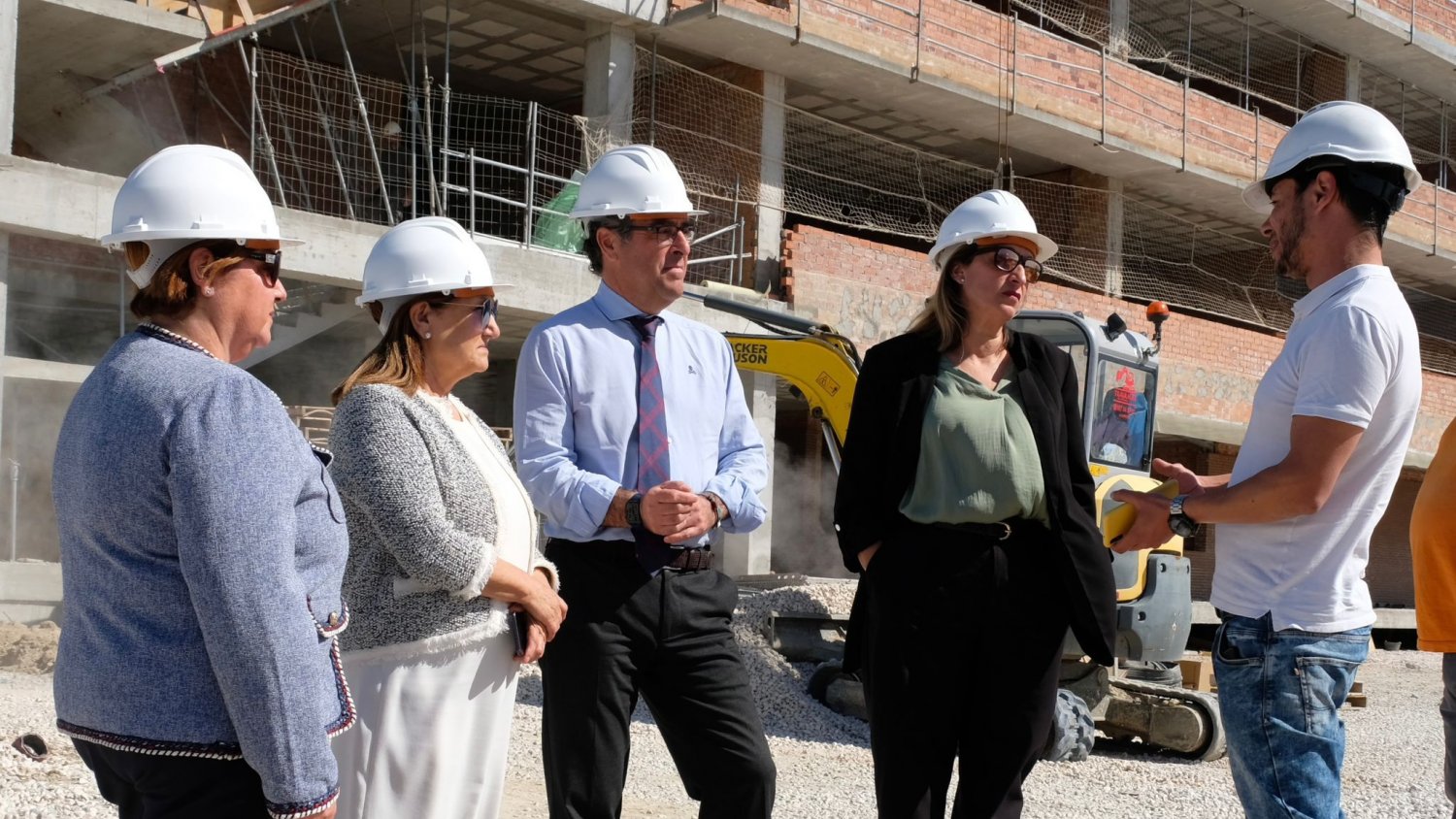 Las obras del IES zona hospital Las Chapas de Marbella se encuentran casi al 50% de ejecución