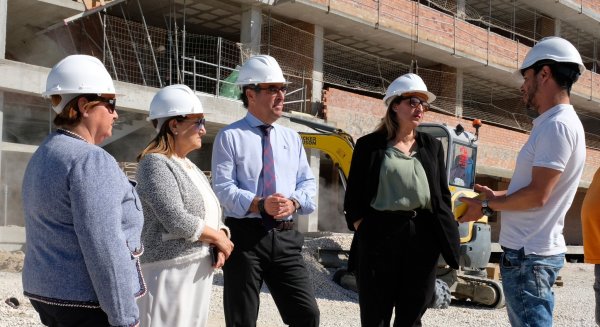Las obras del IES zona hospital Las Chapas de Marbella se encuentran casi al 50% de ejecución