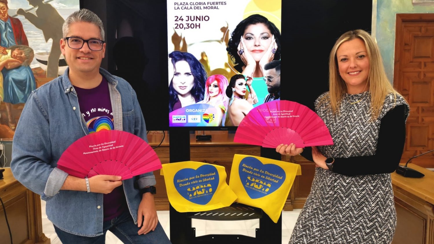 Rosa López, Charo Reina, y Kika Lorace, protagonistas de la gala `Rincón por la Diversidad´ 