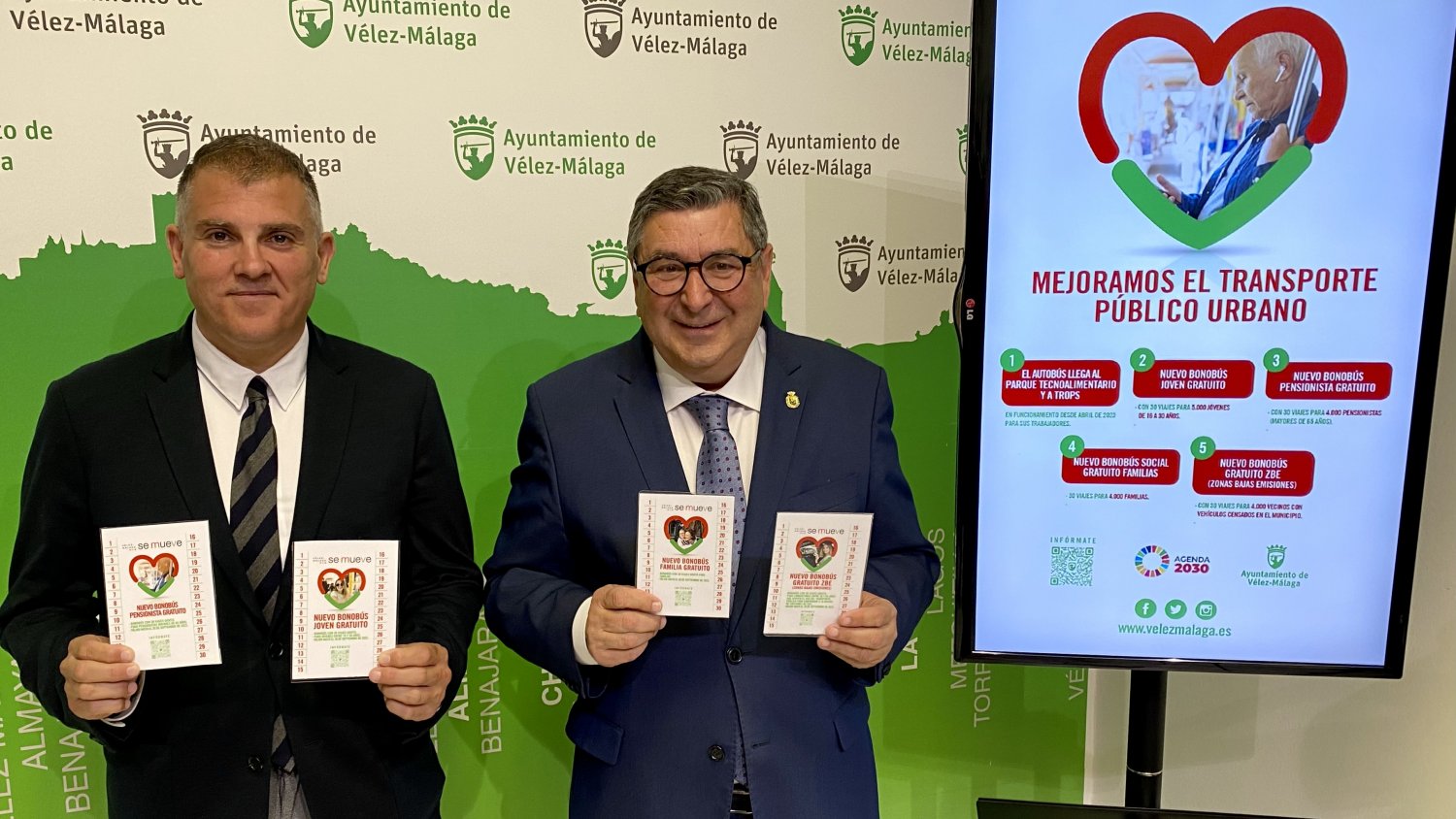 Vélez-Málaga activa en abril una iniciativa que ofrece 510.000 viajes gratuitos de autobús