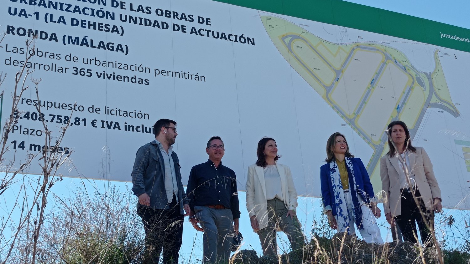 La Junta licitará las obras de urbanización de La Dehesa en Ronda, tras 14 años paralizadas 