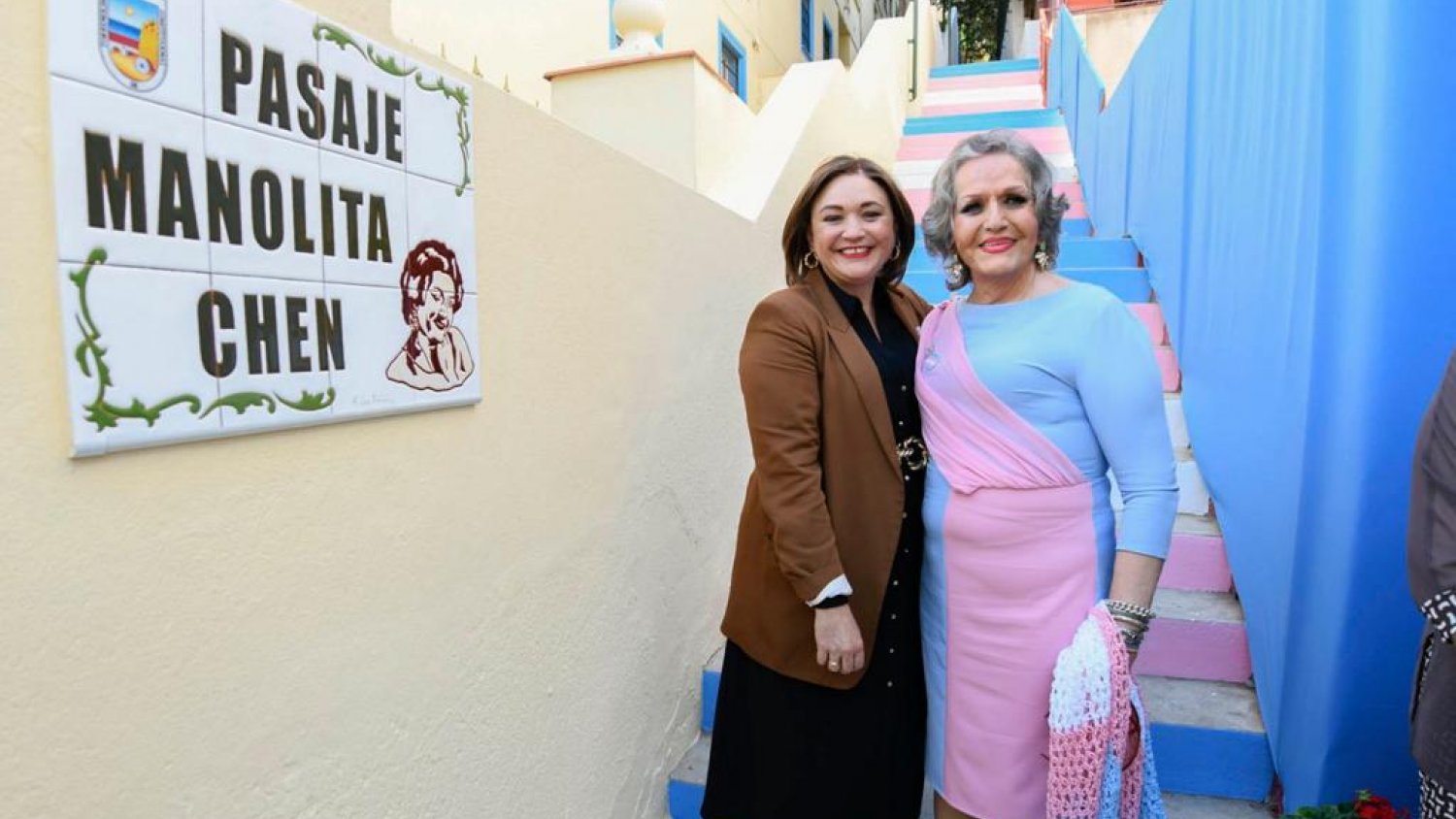 Torremolinos inaugura el `Pasaje Manolita Chen´, referente histórico de la lucha trans