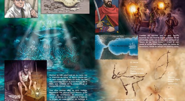 Rincón de la Victoria repartirá un cómic a todos los menores que visiten la Cueva del Tesoro