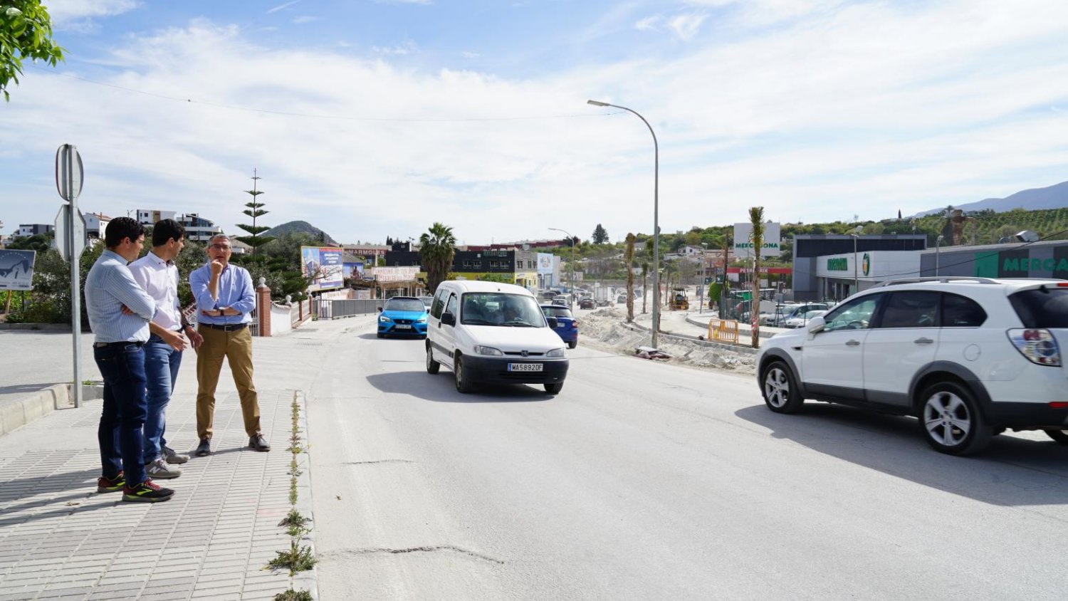 Diputación invierte un millón de euros en el arreglo del último tramo de la avenida de España en Coín