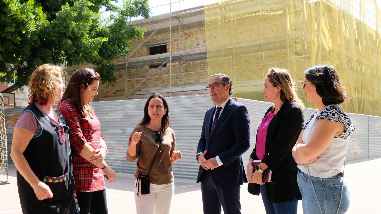 Las obras de ampliación y mejora de los centros educativos de la capital avanzan a buen ritmo 