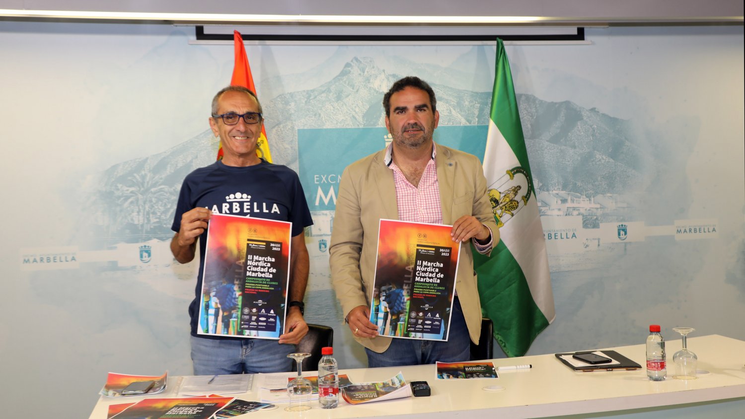 El parque de Nagüeles alberga la II Marcha Nórdica Ciudad de Marbella