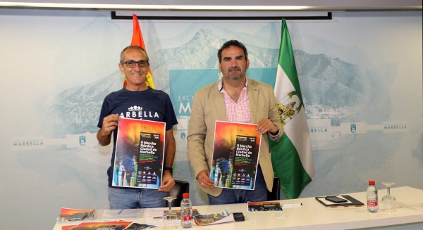 El parque de Nagüeles alberga la II Marcha Nórdica Ciudad de Marbella